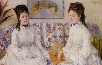Berthe Morisot : Two Sisters on a Couch